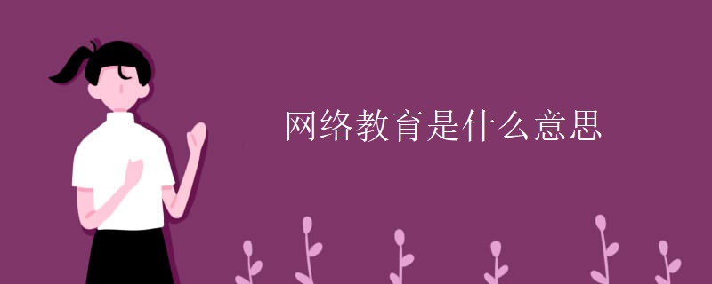 网络教育是什么意思