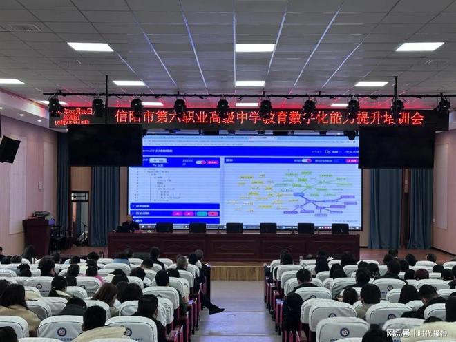 以AI赋能教育 擘画智慧未来——信阳市六职高教育教学数字化能力提升培训会(图2)