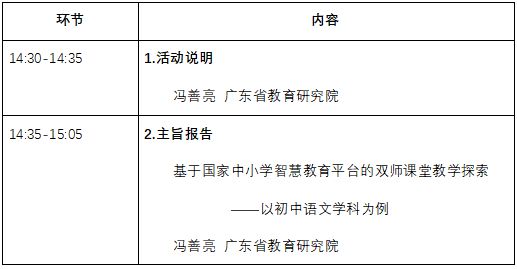 【预告】3月21日丨南方教研大讲堂第142场（初中语文）：基于国家中小学智慧教育平台的双师课堂教学探索(图1)