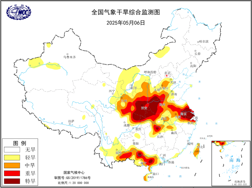 气象干旱黄色预警发布！这些地区存在重旱(图1)